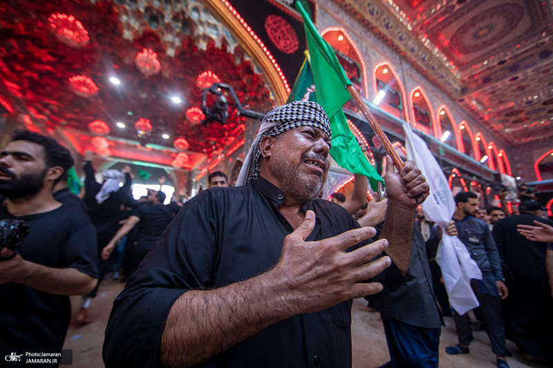 تصاویری از مراسم عزاداری عاشورا و شام غریبان در کربلای معلی
