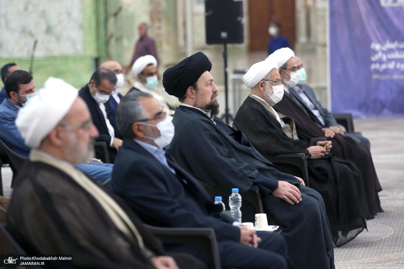 تجدید میثاق رئیس قوه قضائیه و مسئولان عالی قضایی با آرمان‌های حضرت امام خمینی (س)