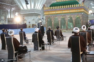 تجدید میثاق رئیس قوه قضاییه و مسئولان قضایی با آرمان‌های امام خمینی(س)