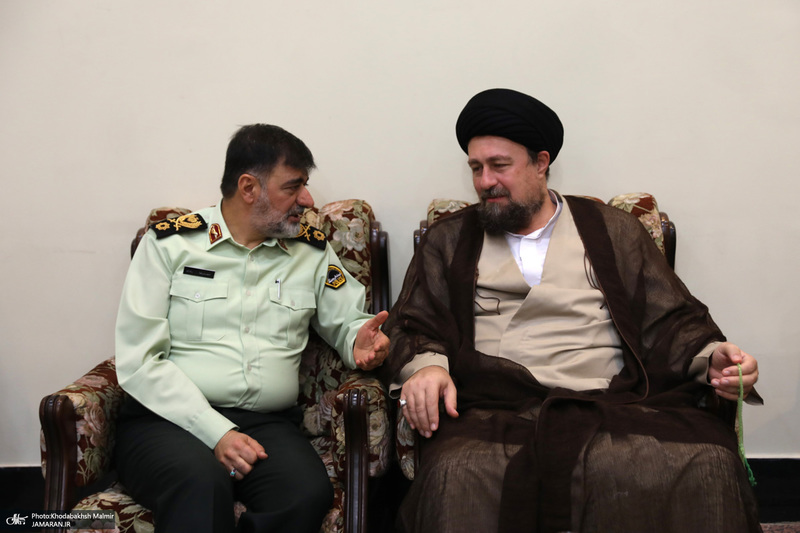 در حاشیه مراسم تجدید میثاق فرماندهان و کادر فراجا با آرمان‌های امام