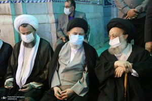 مراسم چهلمین شب درگذشت آیت الله العظمی سید محمدسعید حکیم در قم‎