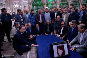 تجدید میثاق وزیر و مدیران جهاد کشاورزی با آرمان های حضرت امام (س)