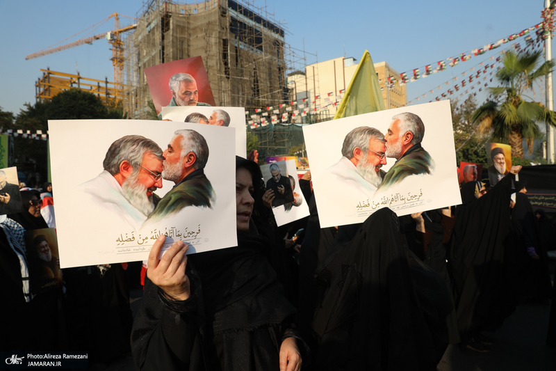 اجتماع دختران انقلاب در حمایت از جبهه مقاومت