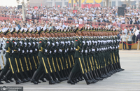 مراسم رژه نیروهای مسلح چین به مناسبت هشتادمین سال پایان جنگ جهانی با حضور پزشکیان رئیس جمهور ایران (12)