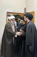 مراسم بزرگداشت آیت الله موسوی بجنوردی (ره) در بیت امام خمینی (س) در نجف اشرف