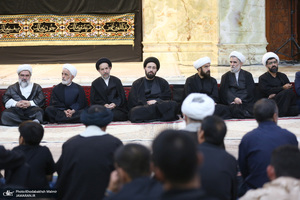 مراسم عزاداری حضرت اباعبدالله الحسین (ع) درحرم مطهر امام خمینی (س)