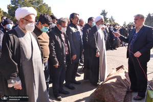 مراسم تشییع و خاکسپاری مرحوم حجت الاسلام و المسلمین سید رضا حسینی امین