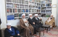 مجلس عزاداری به مناسبت ایّام شهادت حضرت فاطمه زهرا (س) در دفتر آیت الله العظمی صانعی (12)