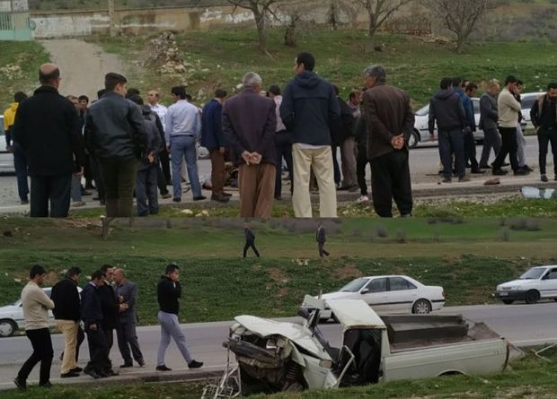 واژگونی خودرو در جاده خرم آباد - الشتر منجر به مرگ راننده شد