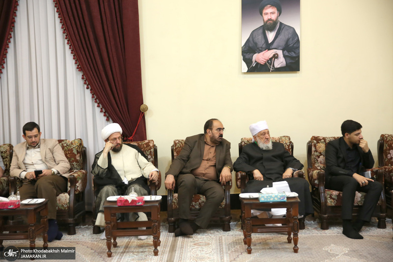 دیدار چند تن از مهمان خارجی سی و هفتمین کنفرانس وحدت اسلامی با سید حسن خمینی