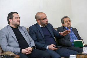 دیدار اعضای شورای مرکزی حزب اعتماد ملی با سید حسن خمینی