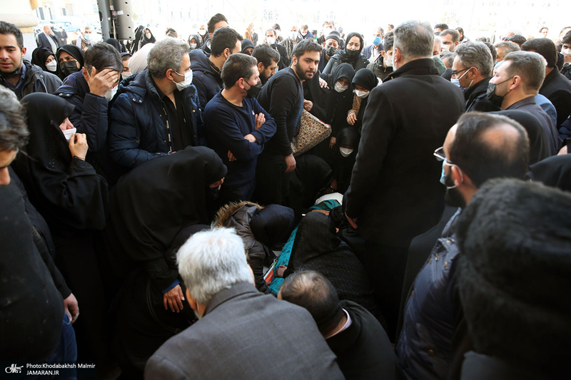 مراسم تشییع و خاکسپاری سید احمد میریان در حرم مطهر امام خمینی