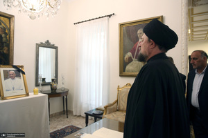 حضور سید حسن خمینی در سفارت واتیکان