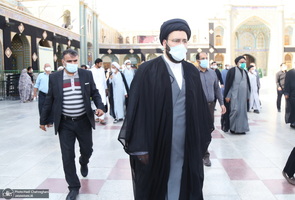 مراسم تشییع حجت الاسلام و المسلمین سید محمد جواد حسینی کاشانی(ره)