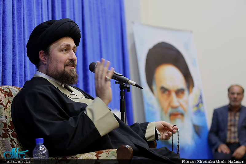 دیدار جمعیت «طلوع بی نشان ها» با سید حسن خمینی 