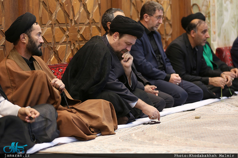 مراسم عزاداری شام غریبان در حرم مطهر حضرت امام خمینی(س) 