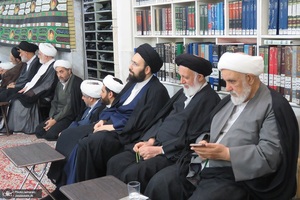 مراسم عزاداري ایام فاطمیه در دفتر آیت الله العظمی صانعی (ره)