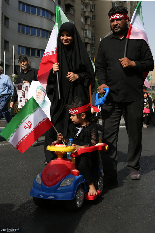 مراسم تشییع شهدای جنگ تحمیلی رژیم صهیونیستی در تهران-5