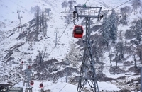 تصاویری زیبا از بارش برف تازه در کشمیر هند (9)