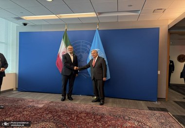 دیدار پزشکیان و دبیرکل سازمان ملل متحد در نیویورک + عکس