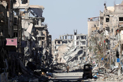  ارتش روسیه برای نخستین بار وارد پایتخت داعش در سوریه شد