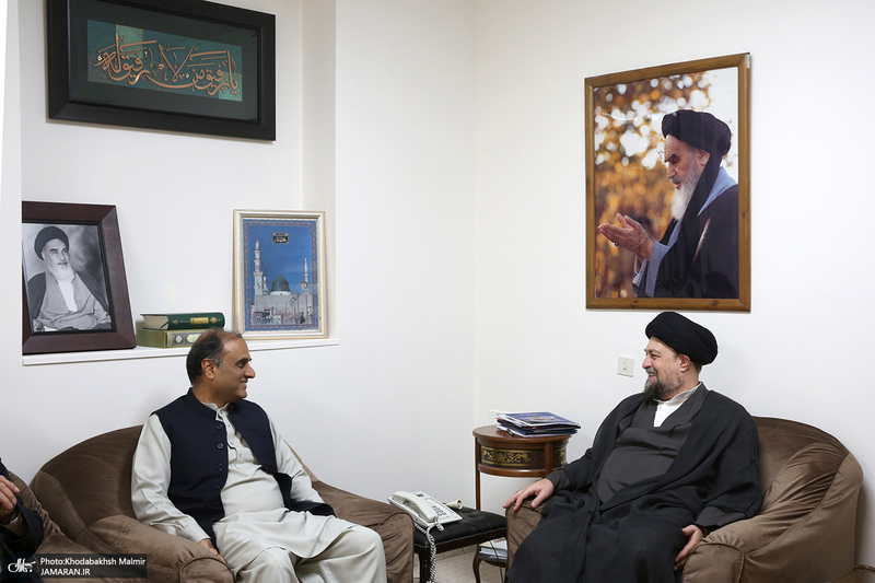 دیدار سفیر پاکستان با آیت الله سید حسن خمینی
