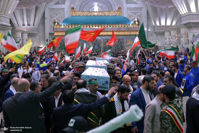 اجتماع بزرگ کارگران به مناسبت سالگرد شهادت حاج قاسم سلیمانی در حرم امام خمینی (س)