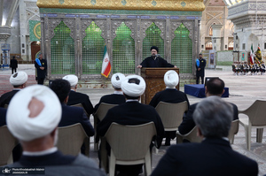 تجدید میثاق رئیس قوه قضاییه و مسئولان عالی قضایی با آرمان‌های حضرت امام (س)