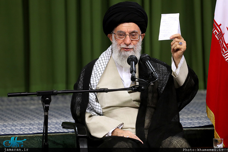 دیدار جمعی از شاعران و اهالی فرهنگ و ادب با رهبر معظم انقلاب