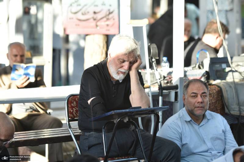 مراسم پرفیض دعای عرفه در قطعه ۲۹ بهشت زهرا(س)