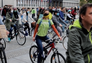  تظاهرات  دوچرخه سواران در اسلوونی