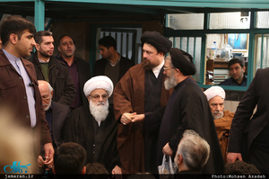 مراسم وداع با پیکر آیت الله هاشمی رفسنجانی(ره) در حسینیه جماران-7