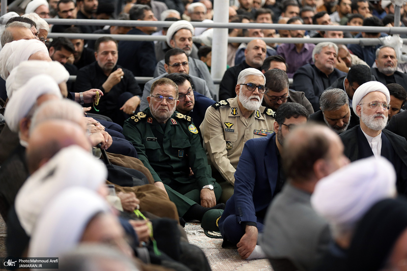 حضور شخصیت‌های سیاسی و مسئولان کشوری و لشکری در مراسم سالگرد ارتحال حضرت امام خمینی (س) -2