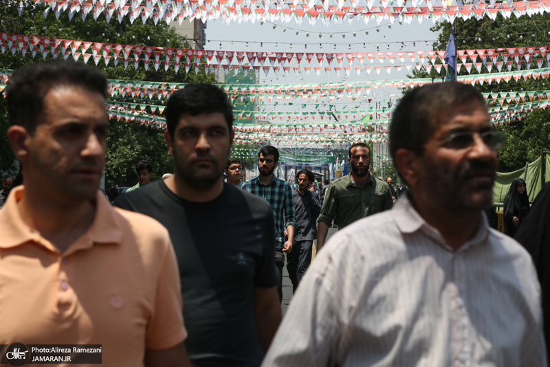 مراسم راهپیمایی اعتراضی به وقایع اخیر شهادت فرمانده هان و دانشمندان هسته ای