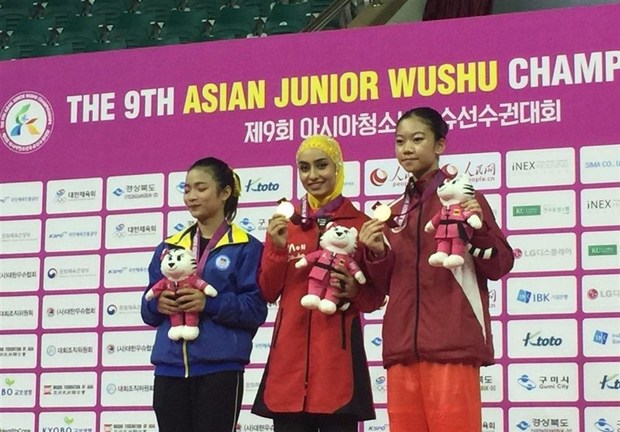 مدال طلای پورشبانان در ووشوی جوانان آسیا 
