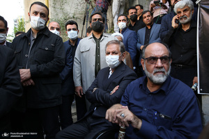 مراسم تشییع پیکر حجت الاسلام و المسلمین سید محمود دعایی از موسسه اطلاعات