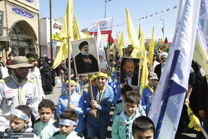 راهپیمایی باشکوه روز قدس در قم - 1