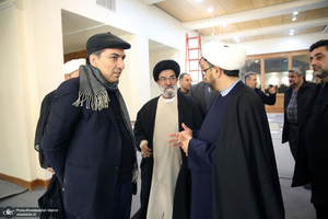 بازدید رئیس موسسه تنظیم و نشر آثار امام خمینی (س) از مراحل آماده‌سازی هفته فرهنگی بر آستان آفتاب