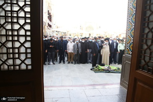 مراسم تشییع حجت الاسلام و المسلمین سید محمد جواد حسینی کاشانی(ره)