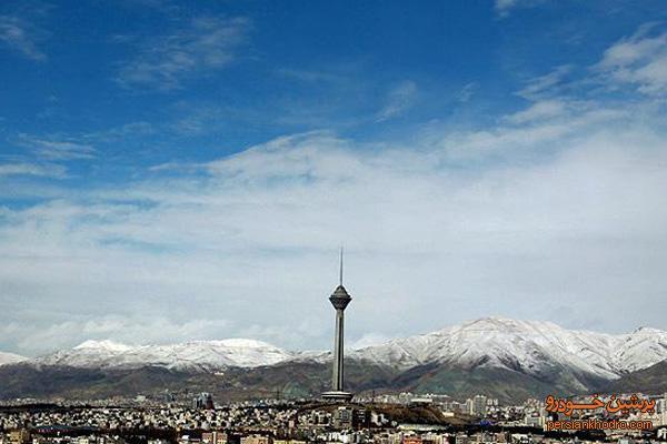کیفیت هوای تهران با شاخص 58 سالم است