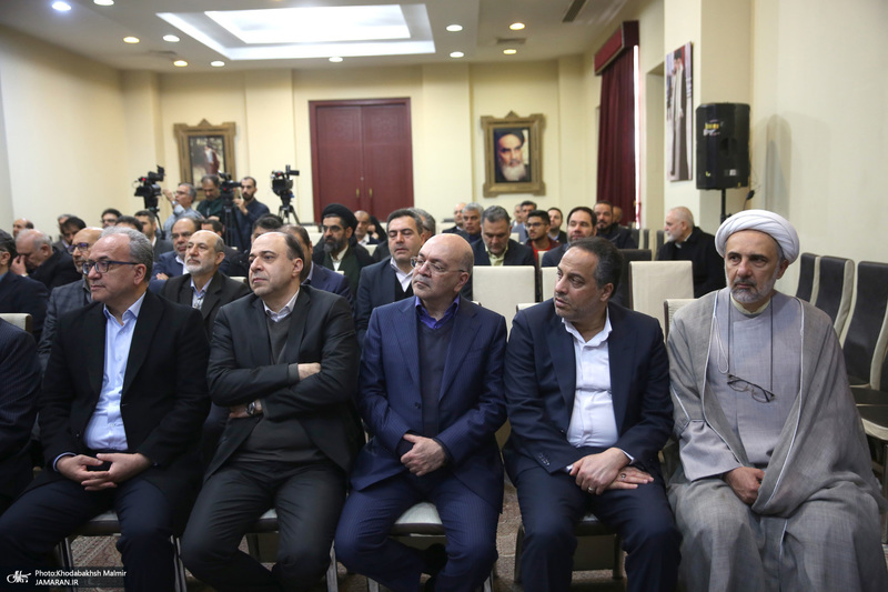 دیدار وزیر و کارکنان وزارت نیرو با سید حسن خمینی