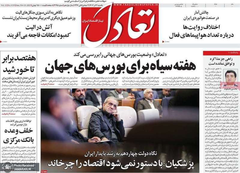 گزیده روزنامه های 2 آذر 1404