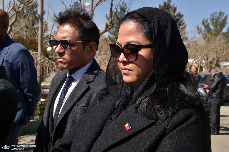 مراسم تشییع و خاکسپاری صلاح زواوی سفیر سابق فلسطین در تهران