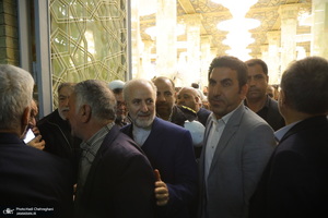 مراسم بزرگداشت شهیدان «علی رازینی» و «محمد مقیسه» در مسجد اعظم قم‎