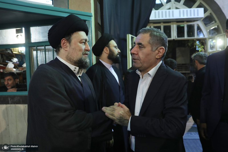 مراسم بزرگداشت همسر آیت الله موسوی بجنوردی (ره) در حسینیه شماره یک جماران-2