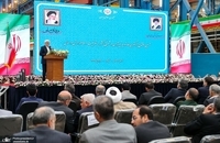 معاون اول رئیس جمهور در آئین افتتاح بزرگترین خط تولید تیرآهن در شرق کشور (4)