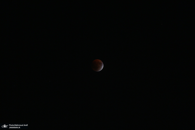 ماه گرفتگی امشب آسمان تهران