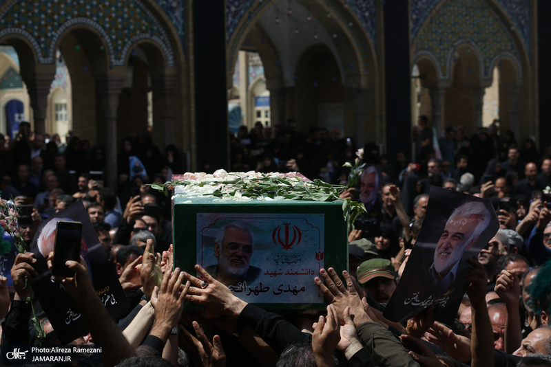مراسم تشییع شهید محمد مهدی طهرانچی