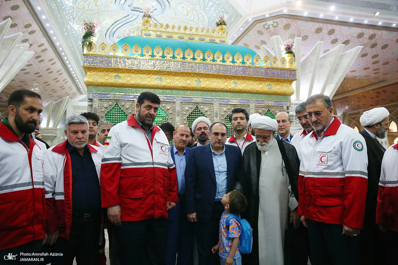 تجدید میثاق مدیران و کارکنان جمعیت هلال احمر با آرمان های حضرت امام خمینی (س)