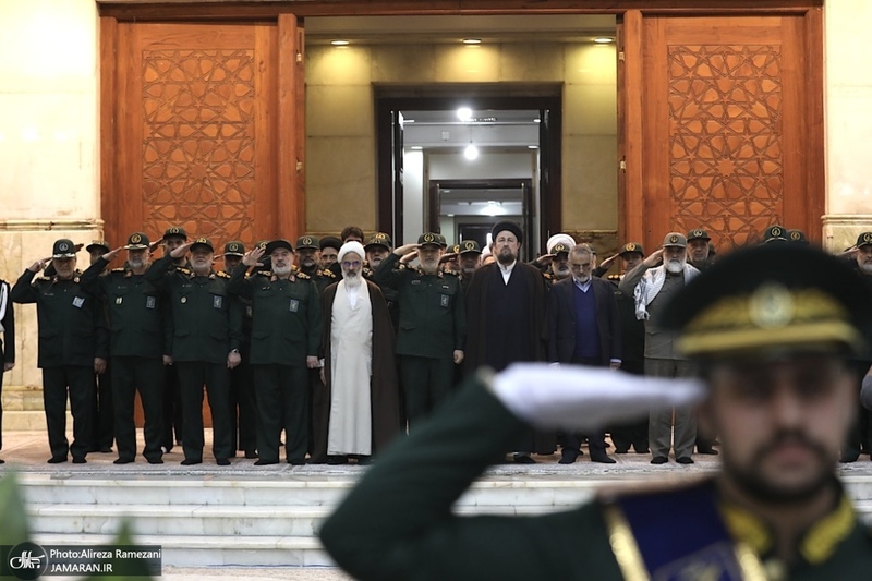 تجديد ميثاق فرماندهان سپاه